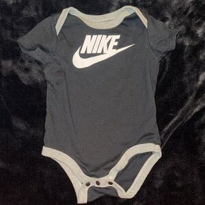 Nike Black and White Baby Bodysuit